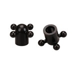 Porkchop BMX Porkchop BMX Iliad Faucet old school BMX bicycle valve caps - BLACK