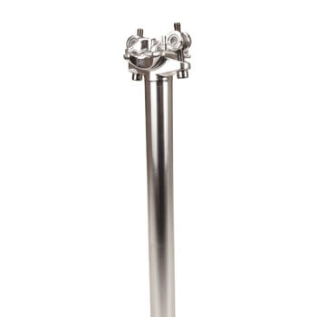 Porkchop BMX Micro adjust aluminum alloy bicycle seat post 25.4mm x 320mm - SILVER