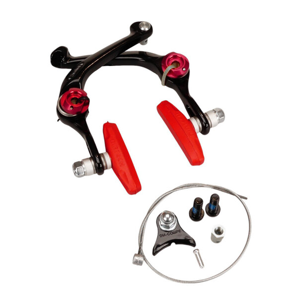 Dia-Compe Dia-Compe AD-996 (aka Diatech Hombre) BMX U-brake brake caliper – BLACK/RED Limited Edition