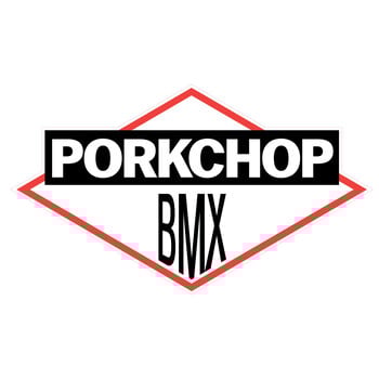 Porkchop BMX Porkchop BMX "Beastie" decal - 5" x 3" - BLACK/RED/WHITE