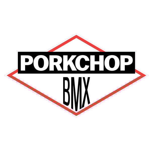 Porkchop BMX Porkchop BMX "Beastie" decal - 5" x 3" - BLACK/RED/WHITE