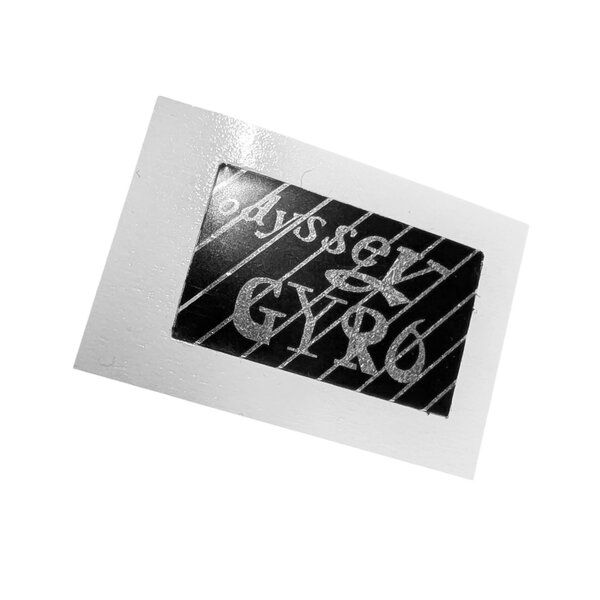 Odyssey Odyssey 1st gen gyro cable decal (EACH) - BLACK on CHROME