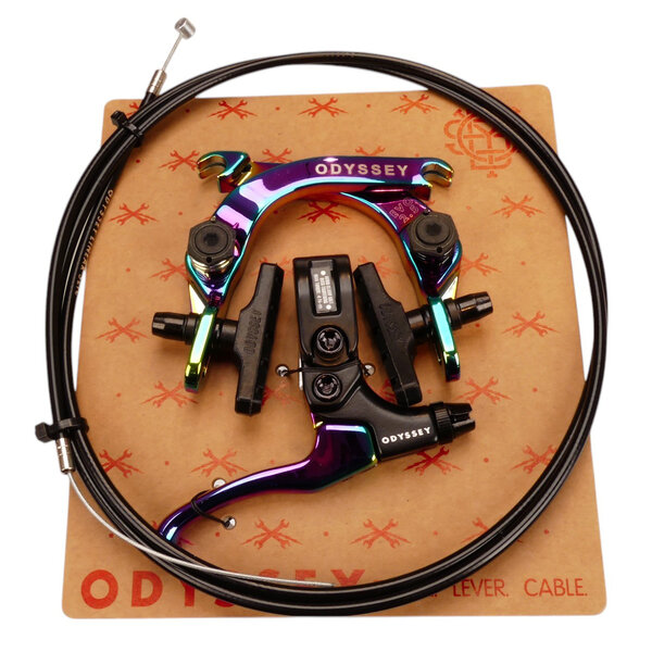 Odyssey Odyssey Evolver 2.5 Brakeset (U-brake, Monolever, Linear Slic Cable) - REAR - OIL SLICK