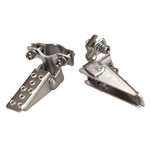 Porkchop BMX ***BLEMISH*** Porkchop BMX Old School BMX Freestyle Fork Standers - CHROME ***BLEMISH***