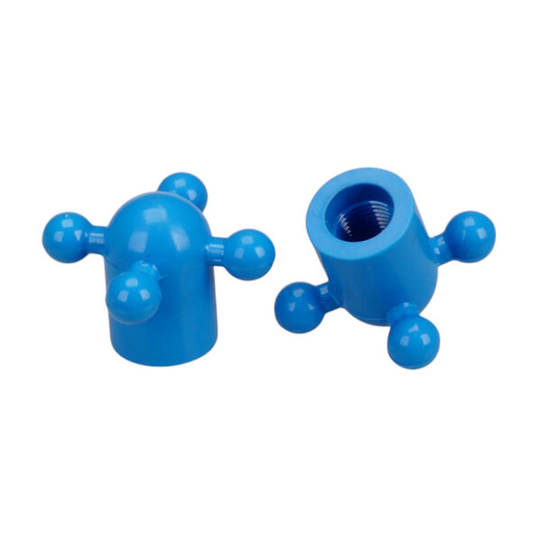 Porkchop BMX Porkchop BMX Iliad Faucet old school BMX bicycle valve caps - MAUI BLUE