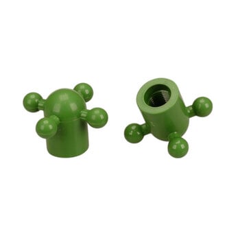 Porkchop BMX Porkchop BMX Iliad Faucet old school BMX bicycle valve caps - GT GREEN