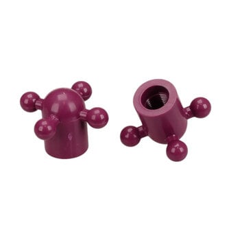 Porkchop BMX Porkchop BMX Iliad Faucet old school BMX bicycle valve caps - GT PURPLE