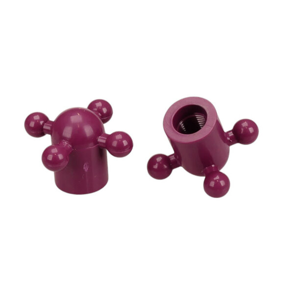 Porkchop BMX Porkchop BMX Iliad Faucet old school BMX bicycle valve caps - GT PURPLE