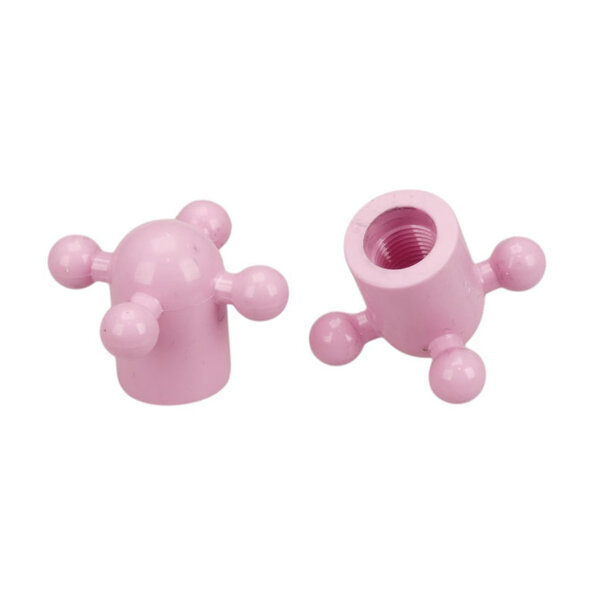 Porkchop BMX Porkchop BMX Iliad Faucet old school BMX bicycle tire valve caps - PASTEL PINK