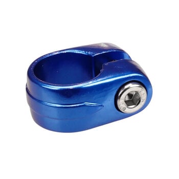 Porkchop BMX Suntour style BMX bicycle seat clamp - 25.4mm (1") - COBALT BLUE