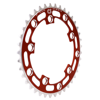 Chop Saw USA Chop Saw I 39T BMX Single Speed Bicycle Chainring 110/130 bcd - RED ANODIZED