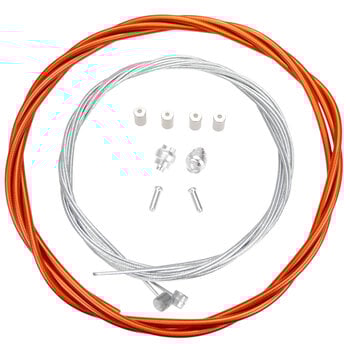 Porkchop BMX Basic Bicycle Brake Cable Kit for BMX/MTB - CLEAR RED