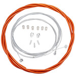 Porkchop BMX ACS Rotor Freestyle Bicycle Brake Cable Kit for BMX/MTB - CLEAR RED