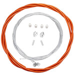 Porkchop BMX Premium Bicycle Brake Cable Kit for BMX/MTB - CLEAR RED