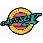 Odyssey Odyssey early logo BMX bicycle decal - 2 7/8" x 1 7/8"