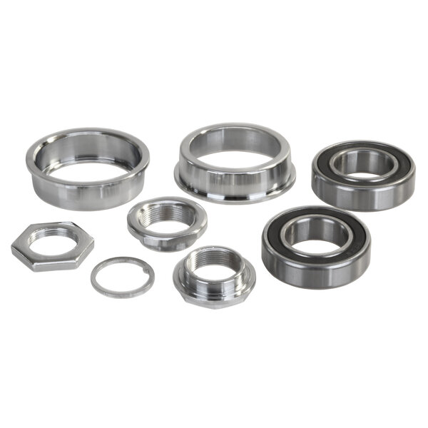 Tioga Tioga SEALED BEARING American Bottom Bracket for One Piece Bicycle Crank - 24T - CHROME (BB220SB)