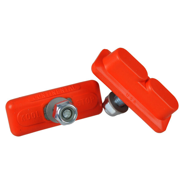 Kool Stop KOOL STOP Continental bicycle THREADED brake pads for Skyway Mags ORANGE (PAIR)