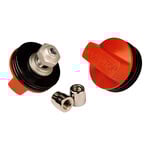 Kool Stop KOOL STOP old school BMX finned bicycle brake pads BLACK SALMON