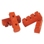 Kool Stop KOOL STOP Weinmann 4 Dot vintage bicycle brake pad refill insert SALMON