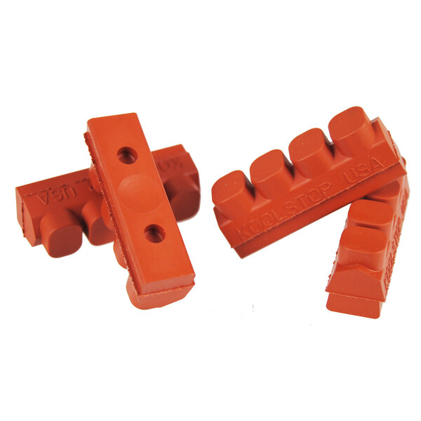 Kool Stop KOOL STOP Weinmann 4 Dot vintage bicycle brake pad refill insert SALMON