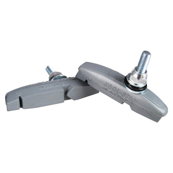 Kool Stop KOOL STOP Eagle 2 II bicycle BMX THREADED brake pads SILVER