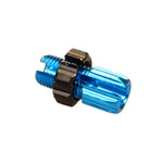 Dia-Compe Dia-Compe M10 bicycle brake lever threaded barrel adjuster - BRIGHT DIP BLUE