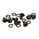 Porkchop BMX Hutch JP Crupi BMX Pedal Cage Bolt Set (8 bolts) - BLACK