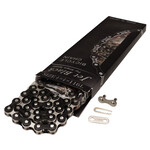 Izumi Izumi BMX bicycle single speed chain 1/2" X 1/8" 116L BLACK / NICKEL