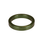 Porkchop BMX 1" headset spacer 5mm thick for old school BMX, MINI, or Road bicycle - GREEN ANODIZED