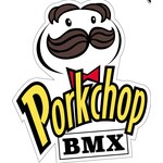 Porkchop BMX Porkchop BMX "Julius P" decal sticker 2 1/2" x 3" on WHITE