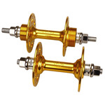 Suzue 36H 3/8" axle flip flop sealed bearing single speed BMX bicycle hubset GOLD