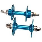 Suzue 36H 3/8" axle flip flop sealed bearing single speed BMX bicycle hubset BRIGHT DIP BLUE