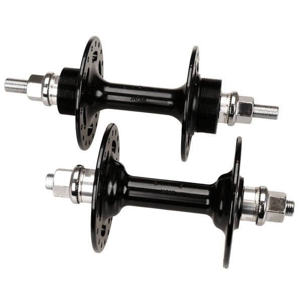 Suzue 36H 3/8" axle flip flop sealed bearing single speed BMX bicycle hubset BLACK