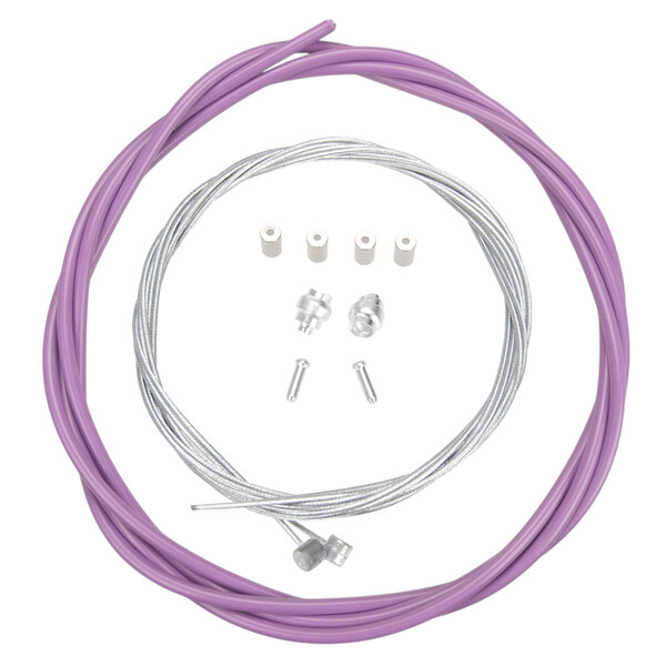 Porkchop BMX Basic Bicycle Brake Cable Kit for BMX/MTB - MEDIUM PURPLE
