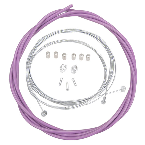 Porkchop BMX ACS Rotor Freestyle Bicycle Brake Cable Kit for BMX/MTB - MEDIUM PURPLE