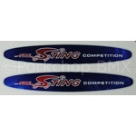 Schwinn 1980-82 Schwinn Sting Competition Comp frame downtube decals (PAIR)