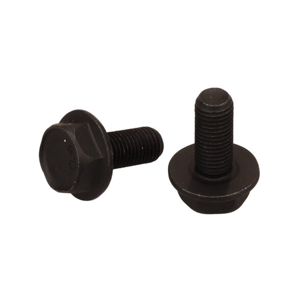 Porkchop BMX Bicycle M8 crank spindle bolts for JIS square taper spindle BLACK - PAIR