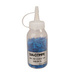Dia-Compe Dia-Compe brake cable end crimps tips - BLUE - BOTTLE OF 500