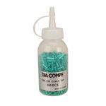 Dia-Compe Dia-Compe brake cable end crimps tips - GREEN - BOTTLE OF 500