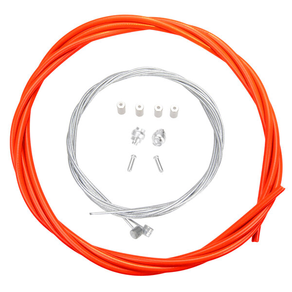 Porkchop BMX Basic Bicycle Brake Cable Kit for BMX/MTB - RED