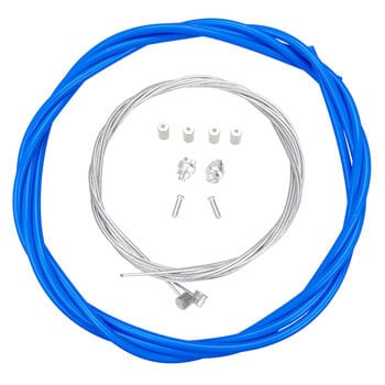 Porkchop BMX Basic Bicycle Brake Cable Kit for BMX/MTB - BLUE