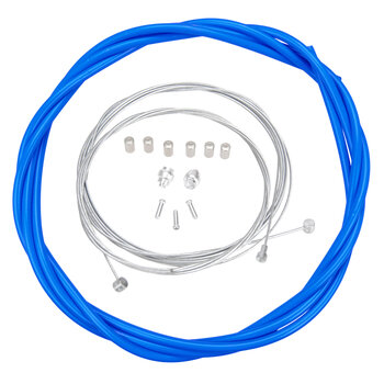Porkchop BMX ACS Rotor Freestyle Bicycle Brake Cable Kit for BMX/MTB - BLUE