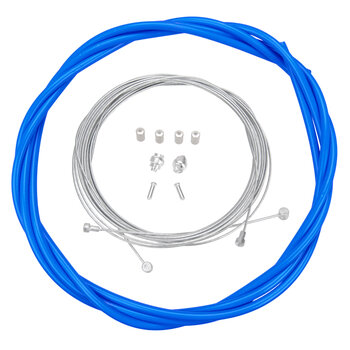 Porkchop BMX Bicycle Brake Cable Kit for Drop Bar Road - BLUE