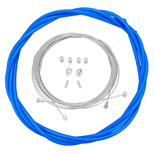 Porkchop BMX Bicycle Brake Cable Kit for Drop Bar Road - BLUE