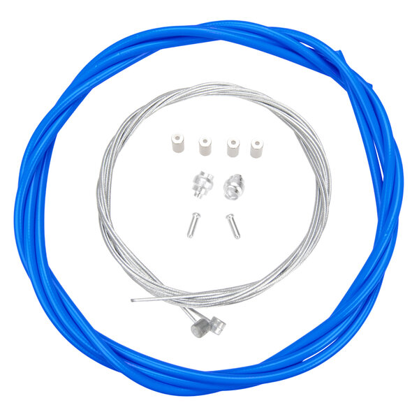 Porkchop BMX Premium Bicycle Brake Cable Kit for BMX/MTB - BLUE