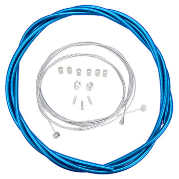 Porkchop BMX ACS Rotor Freestyle Bicycle Brake Cable Kit  for BMX/MTB - CLEAR BLUE