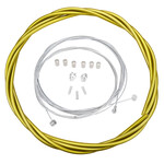 Porkchop BMX ACS Rotor Freestyle Bicycle Brake Cable Kit for BMX/MTB - CLEAR YELLOW
