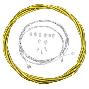Porkchop BMX ACS Rotor Freestyle Bicycle Brake Cable Kit for BMX/MTB - CLEAR YELLOW