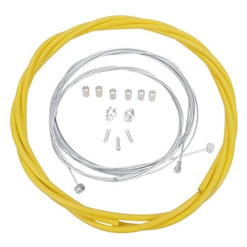 Porkchop BMX ACS Rotor Freestyle Bicycle Brake Cable Kit for BMX/MTB - YELLOW
