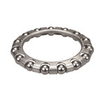 Bicycle headset ball bearings with retainer #2557 - 3/16" X 15